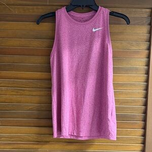Nike Women's Heathered Pink Tank Top